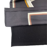 エルメス HERMES ツイルレーヌ切替ニットワンピース ブラック シルク/ウール レディース ワンピース
