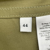 ボッテガ・ヴェネタ BOTTEGA VENETA ハーフジップ長袖シャツ 811482 カーキ ウール メンズ 長袖シャツ