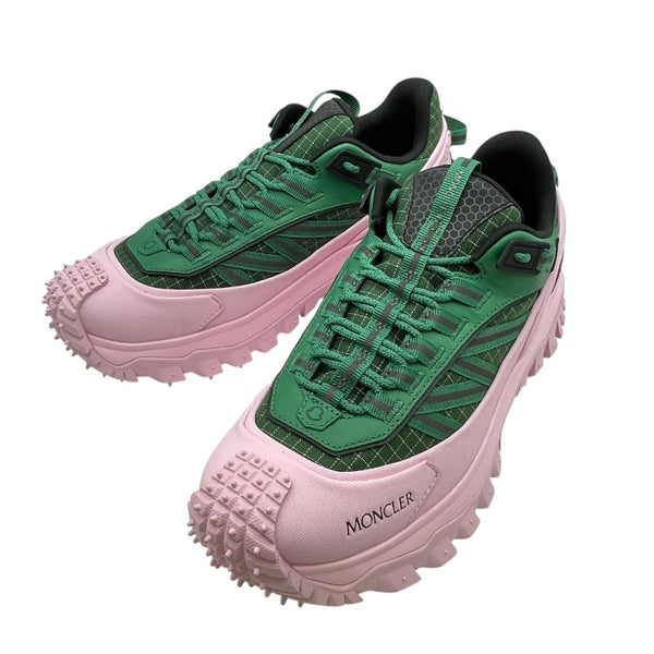 モンクレール MONCLER TRAILGRIP GTX ゴアテックススニーカー ピンクxグリーン メンズ スニーカー