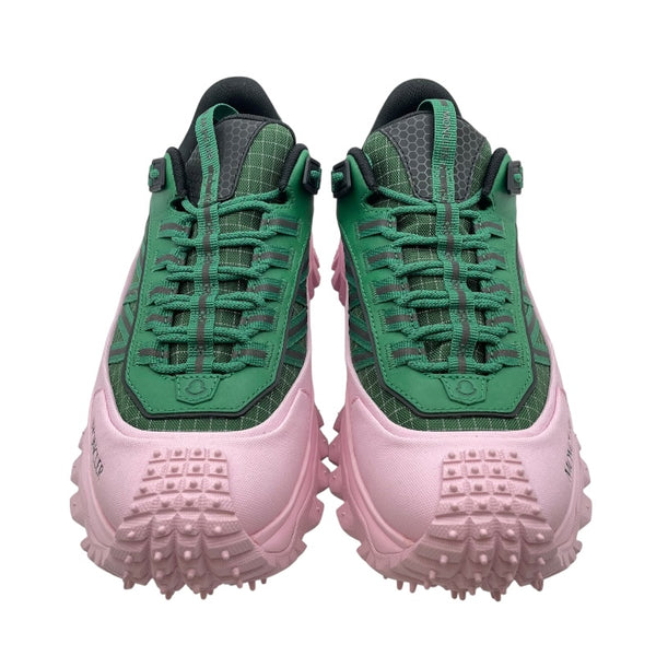モンクレール MONCLER TRAILGRIP GTX ゴアテックススニーカー ピンクxグリーン メンズ スニーカー