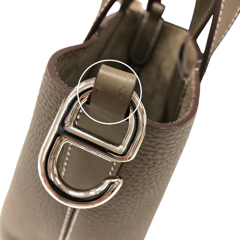 エルメス HERMES インザループ18 B刻印 エトゥープ シルバー金具 トリヨンクレマンス/スイフト レディース ハンドバッグ