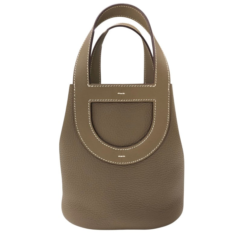 エルメス HERMES インザループ18 B刻印 エトゥープ シルバー金具 トリヨンクレマンス/スイフト レディース ハンドバッグ