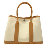 エルメス HERMES ガーデンパーティTPM K刻 バニラ/ナチュラルサブレ シルバー金具 トワル・ネゴンダ レディース トートバッグ