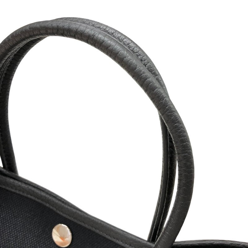 エルメス HERMES ガーデンパーティTPM B刻印 (2023年製) ブラック シルバー金具 トワル・ネゴンダ レディース トートバッグ