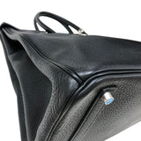 エルメス HERMES バーキン35 □L刻 ブラック シルバー金具 トゴ レディース ハンドバッグ