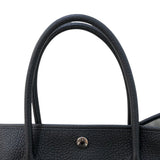 エルメス HERMES ガーデンパーティPM C刻 ブラック　シルバー金具 ネゴンダ ユニセックス ハンドバッグ