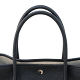 エルメス HERMES ガーデンパーティPM C刻 ブラック　シルバー金具 ネゴンダ ユニセックス ハンドバッグ