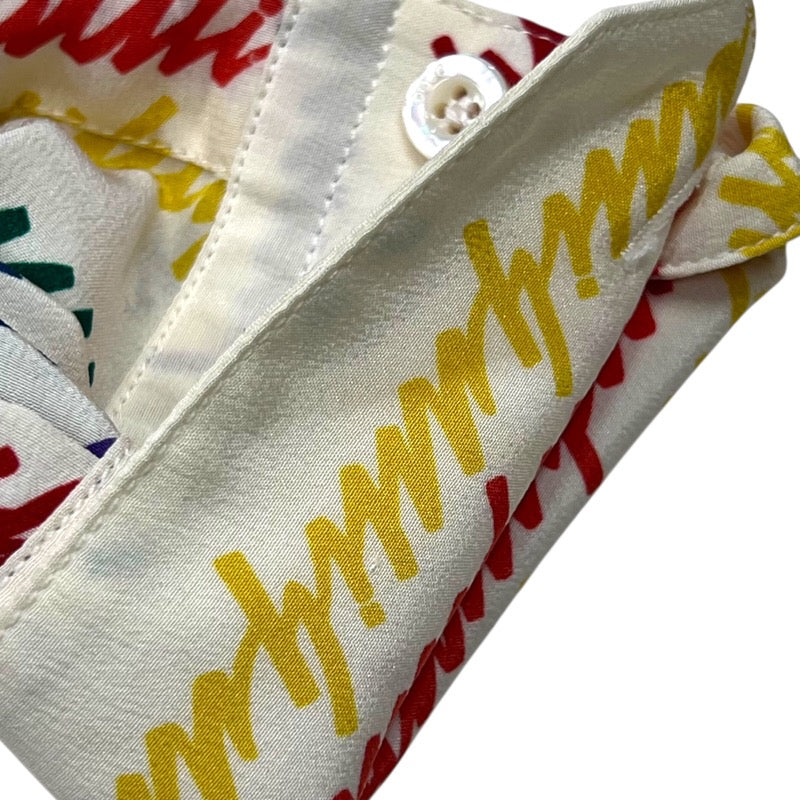 グッチ GUCCI 総柄ボウタイシルクシャツ 432685 マルチカラー シルク レディース 長袖シャツ