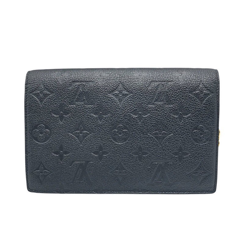ルイ・ヴィトン LOUIS VUITTON ポルトフォイユ・ヴァヴァンチェーン M67839 ブラック アンプラント レディース ショルダーバッグ