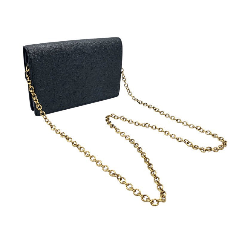ルイ・ヴィトン LOUIS VUITTON ポルトフォイユ・ヴァヴァンチェーン M67839 ブラック アンプラント レディース ショルダーバッグ