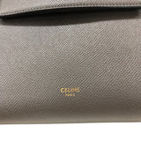 セリーヌ CELINE ベルトバッグ マイクロ 189153 グレー ゴールド金具 ドラムドカーフ レディース ハンドバッグ