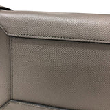 セリーヌ CELINE ベルトバッグ マイクロ 189153 グレー ゴールド金具 ドラムドカーフ レディース ハンドバッグ