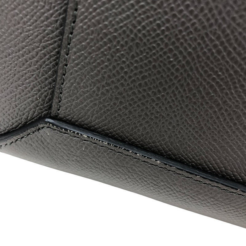 セリーヌ CELINE ベルトバッグ マイクロ 189153 グレー ゴールド金具 ドラムドカーフ レディース ハンドバッグ