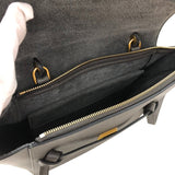 セリーヌ CELINE ベルトバッグ マイクロ 189153 グレー ゴールド金具 ドラムドカーフ レディース ハンドバッグ