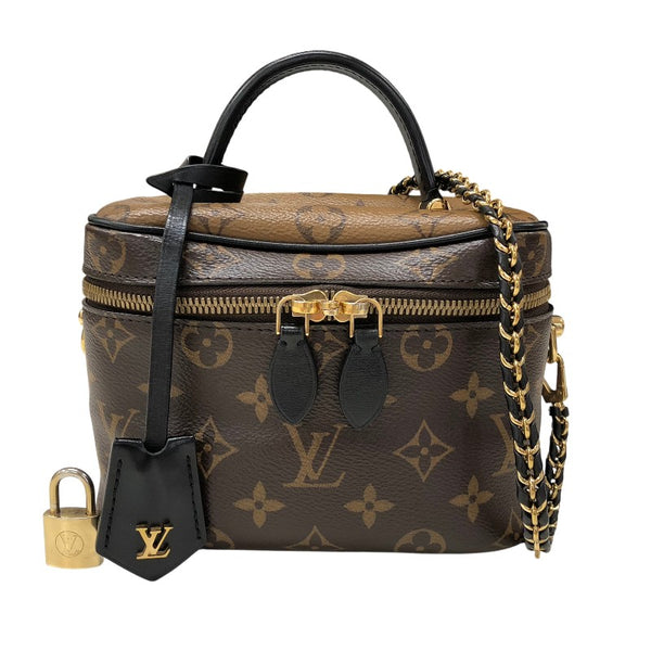 ルイ・ヴィトン LOUIS VUITTON ヴァニティNV PM M45165 モノグラム・リバース キャンバス レディース ショルダーバッグ