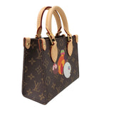 ルイ・ヴィトン LOUIS VUITTON オンザゴーBB パンダ 村上隆コラボ M13668 モノグラム×ピンク レディース ハンドバッグ