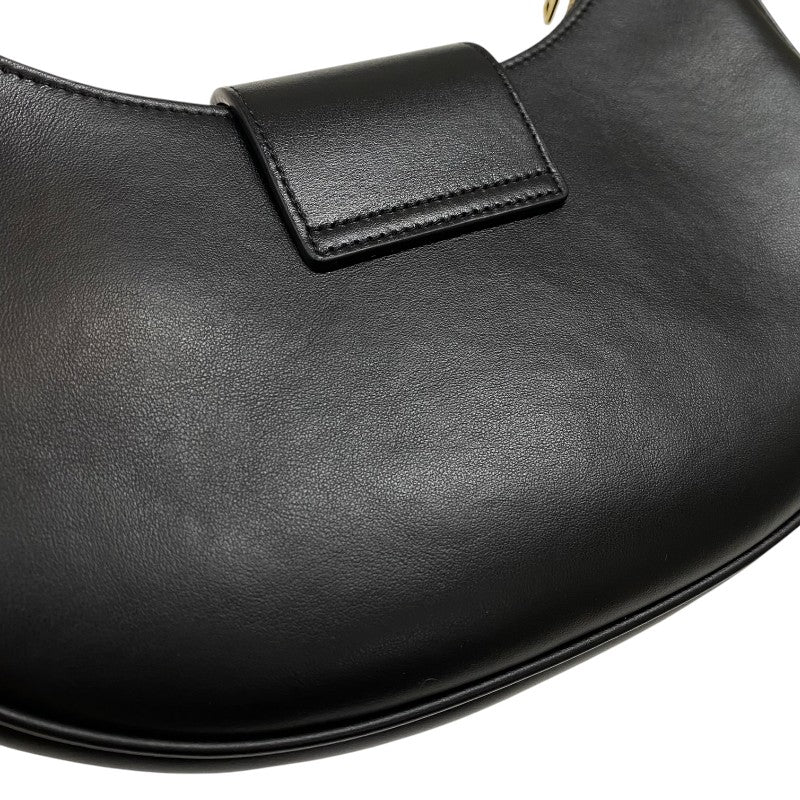 セリーヌ CELINE ミディアム アヴァ トリオンフバッグ 114493 ブラック ゴールド金具 スムースカーフ レディース ショルダーバッグ