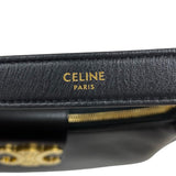 セリーヌ CELINE ミディアム アヴァ トリオンフバッグ 114493 ブラック ゴールド金具 スムースカーフ レディース ショルダーバッグ