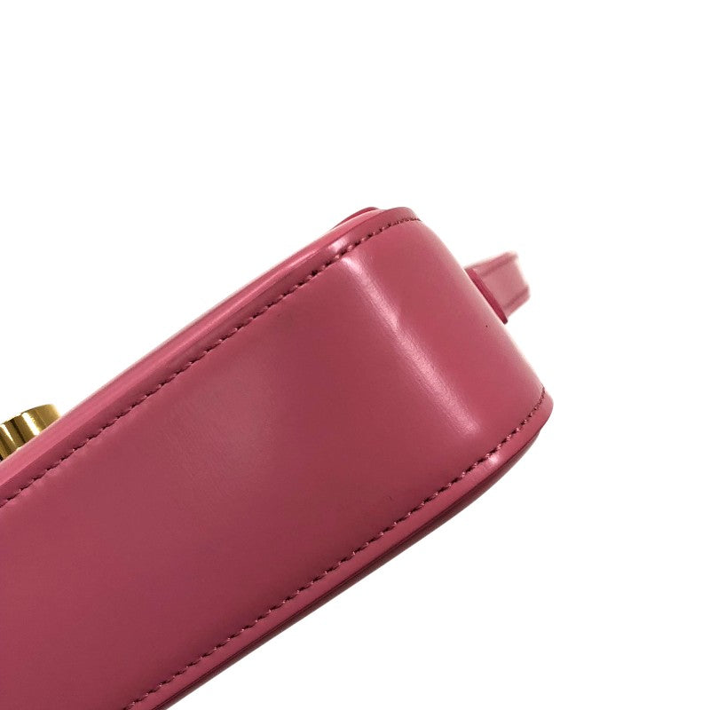 セリーヌ CELINE ショルダーバッグ クロード 194143 ピンク ゴールド金具 カーフ レディース ショルダーバッグ