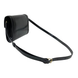 セリーヌ CELINE トリオンフ ストラップバッグ 195263 ブラック ゴールド金具 シャイニーカーフ レディース ショルダーバッグ