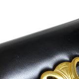 セリーヌ CELINE トリオンフ ストラップバッグ 195263 ブラック ゴールド金具 シャイニーカーフ レディース ショルダーバッグ