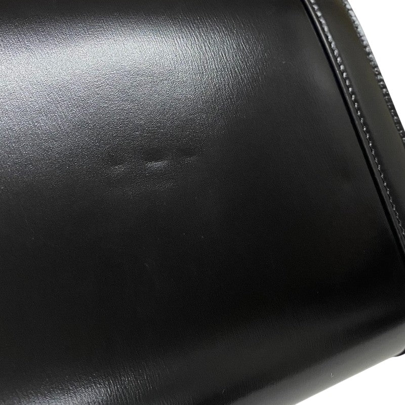 セリーヌ CELINE トリオンフ ストラップバッグ 195263 ブラック ゴールド金具 シャイニーカーフ レディース ショルダーバッグ
