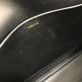 セリーヌ CELINE クロード ショルダーバッグ 194143 ブラック カーフレザー ユニセックス ショルダーバッグ