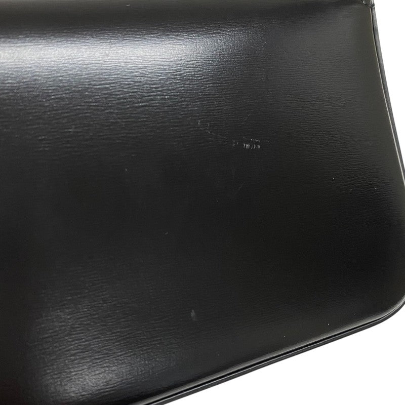セリーヌ CELINE チェーンショルダーバッグ クロード 115203 ブラック ゴールド金具 カーフ レディース
