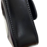 セリーヌ CELINE チェーンショルダーバッグ クロード 115203 ブラック ゴールド金具 カーフ レディース