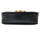セリーヌ CELINE ティーン トリオンフ バッグ 188423 ブラック ゴールド金具 シャイニーカーフスキン レディース ショルダーバッグ