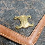セリーヌ CELINE トリオンフ　チェーンウォレット 10L822 タン　ゴールド金具 トリオンフキャンバス レディース ショルダーバッグ