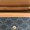 セリーヌ CELINE トリオンフチェーンウォレット 10I822 タン ゴールド金具 カーフ トリオンフキャンバス レディース ショルダーバッグ