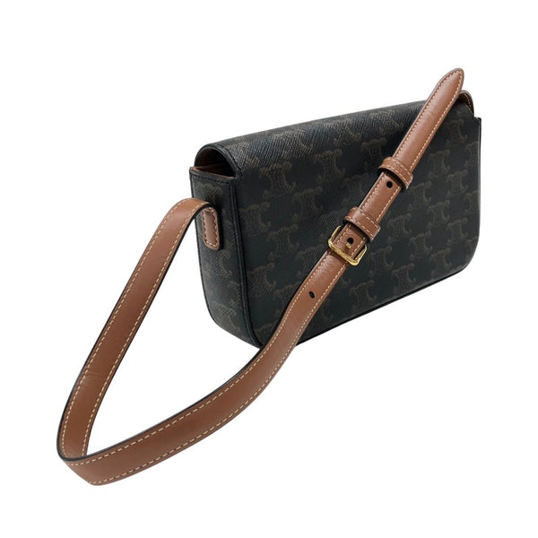 セリーヌ CELINE ショルダーバッグ クロード 194142 タン トリオンフキャンバス レディース ショルダーバッグ