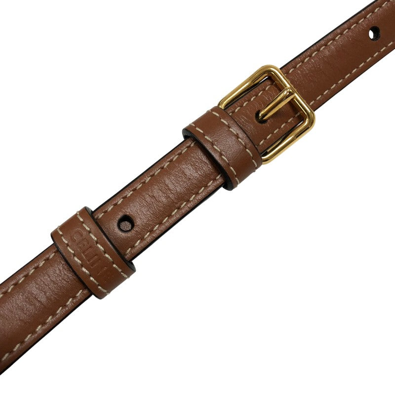 セリーヌ CELINE ショルダーバッグ クロード 194142 タン トリオンフキャンバス レディース ショルダーバッグ