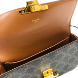 セリーヌ CELINE ショルダーバッグ クロード 194142 タン トリオンフキャンバス レディース ショルダーバッグ