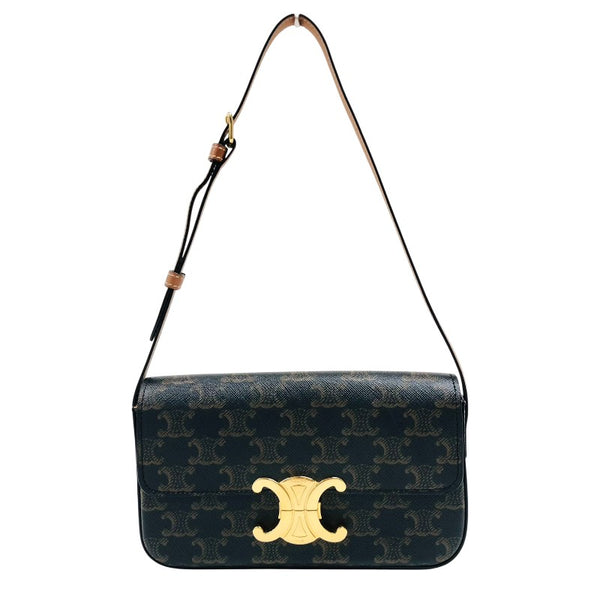 セリーヌ CELINE ショルダーバッグ クロード 194142 タン トリオンフキャンバス レディース ショルダーバッグ
