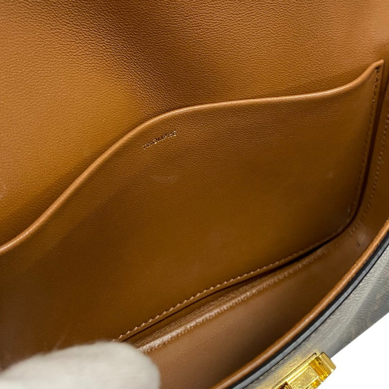 セリーヌ CELINE ショルダーバッグ クロード 194142 タン トリオンフキャンバス レディース