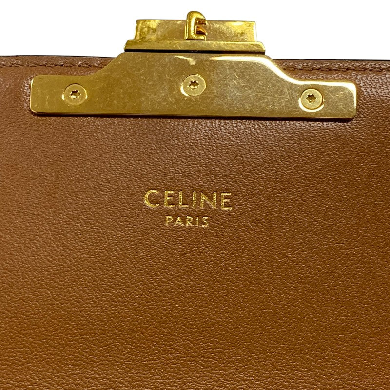セリーヌ CELINE ショルダーバッグ クロード 194142 タン トリオンフキャンバス レディース