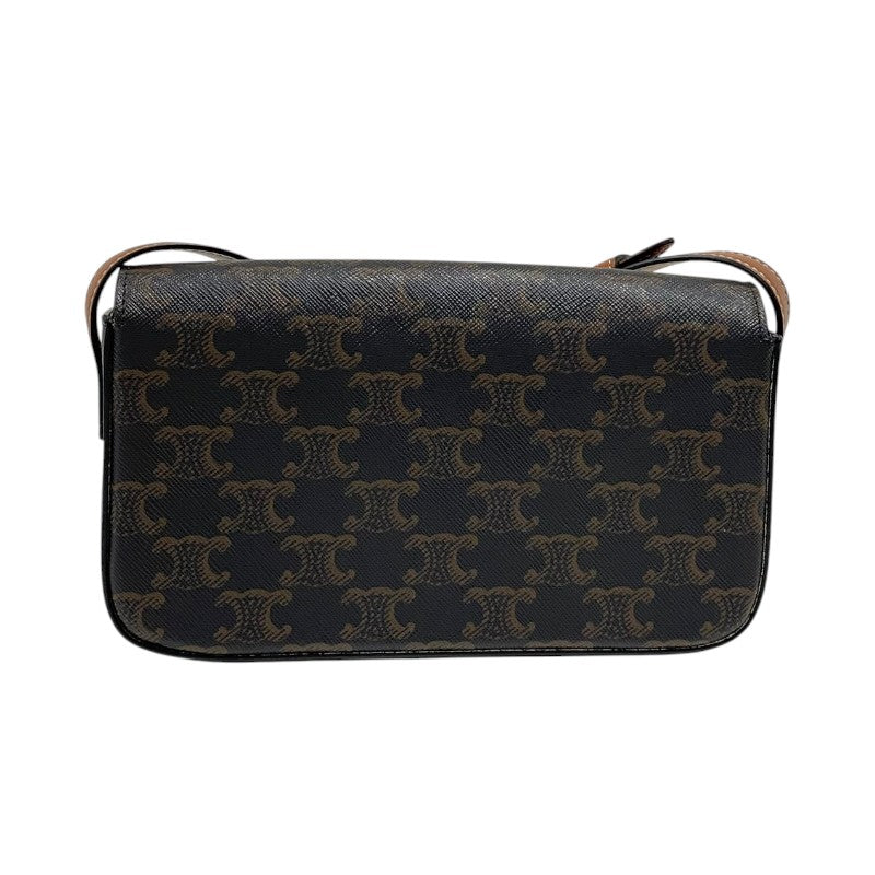 セリーヌ CELINE ショルダーバッグ クロード 194142 タン トリオンフキャンバス レディース
