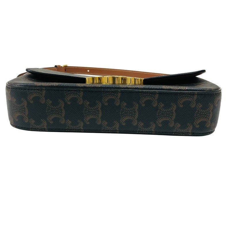 セリーヌ CELINE ショルダーバッグ クロード 194142 タン トリオンフキャンバス レディース ショルダーバッグ