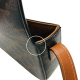 セリーヌ CELINE ショルダーバッグ クロード 194142 タン トリオンフキャンバス レディース ショルダーバッグ