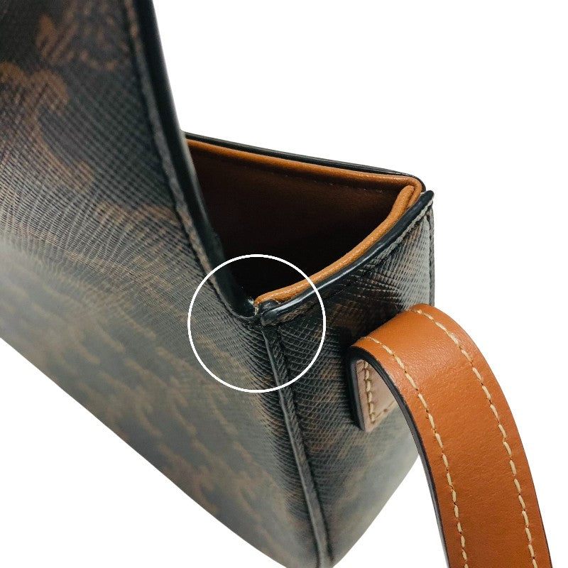 セリーヌ CELINE ショルダーバッグ クロード 194142 タン トリオンフキャンバス レディース ショルダーバッグ