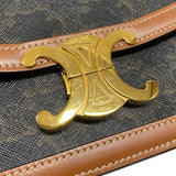 セリーヌ CELINE ティーン トリオンフ バッグ 188882 タン トリオンフキャンバス レディース ショルダーバッグ