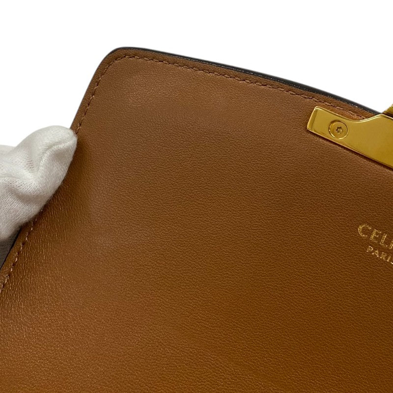 セリーヌ CELINE ティーン トリオンフ バッグ 188882 タン トリオンフキャンバス レディース ショルダーバッグ