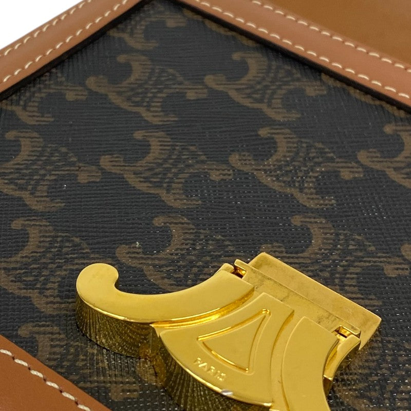 セリーヌ CELINE ティーン トリオンフ バッグ 188882 タン トリオンフキャンバス レディース ショルダーバッグ