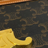 セリーヌ CELINE ティーン トリオンフ バッグ 188882 タン トリオンフキャンバス レディース ショルダーバッグ