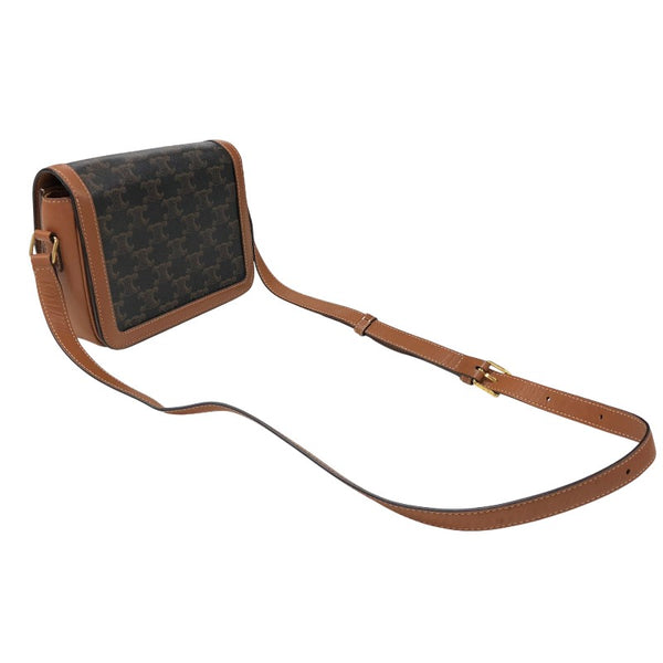 セリーヌ CELINE ティーン トリオンフ バッグ 188882 タン トリオンフキャンバス レディース ショルダーバッグ