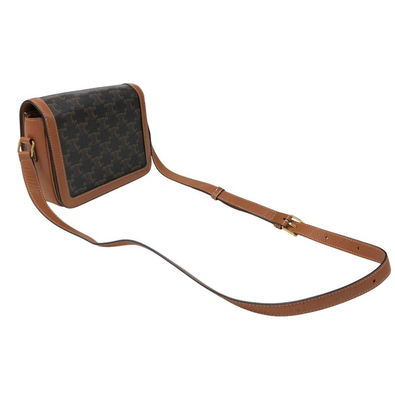 セリーヌ CELINE ティーン トリオンフ バッグ 188882 タン トリオンフキャンバス レディース ショルダーバッグ