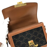 セリーヌ CELINE ティーン トリオンフ バッグ 188882 タン トリオンフキャンバス レディース ショルダーバッグ