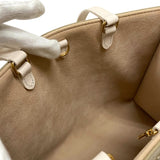 ルイ・ヴィトン LOUIS VUITTON オンザゴーMM M46060 カーキ モノグラム・アンプラント レディース トートバッグ ショルダーバッグ